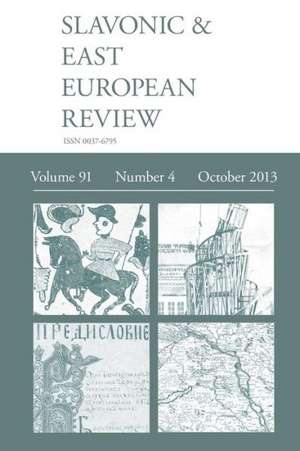 Slavonic & East European Review (91 de Robin Aizlewood