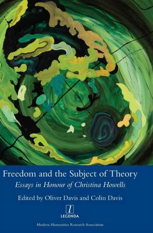 Freedom and the Subject of Theory de Oliver Davis