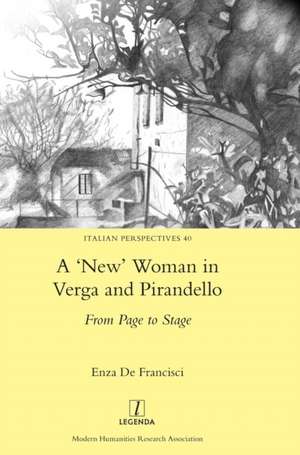 A 'New' Woman in Verga and Pirandello de Enza De Francisci