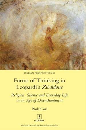 Forms of Thinking in Leopardi's Zibaldone de Paola Cori