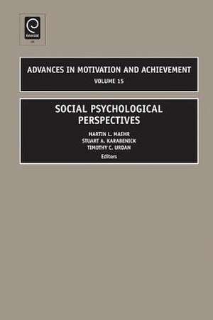 Social Psychological Perspectives de Martin L. Maehr