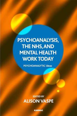 Psychoanalysis, the NHS, and Mental Health Work Today de Alison Vaspe