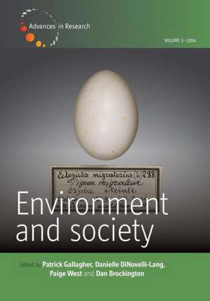 Environment and Society - Volume 5: Nature and Knowledge de Danielle DiNovelli-Lang