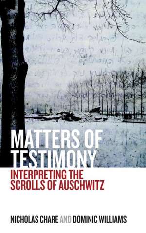 Matters of Testimony de Nicholas Chare