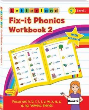 Fix-it Phonics - Level 1 - Workbook 2 (2nd Edition) de Lisa Holt