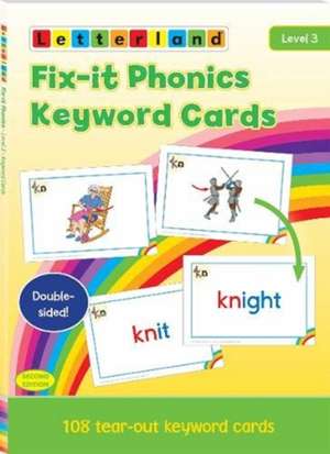 Holt, L: Fix-it Phonics - Level 3 - Keyword Cards (2nd Editi de Lisa Holt