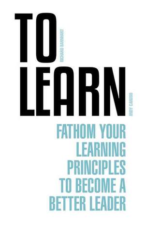 TO LEARN de Andy Caruso