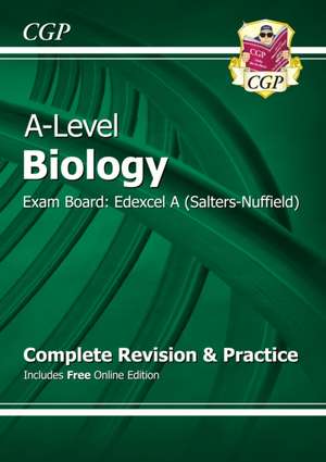 A-Level Biology: Edexcel A Year 1 & 2 Complete Revision & Practice with Online Edition de Cgp Books