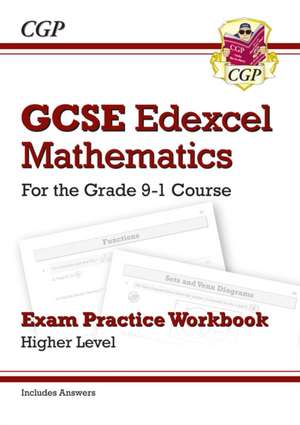 Cgp Books: GCSE Maths Edexcel Exam Practice Workbook: Higher de CGP Books