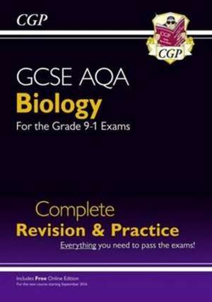 GCSE Biology AQA Complete Revision & Practice includes Online Ed, Videos & Quizzes de CGP Books