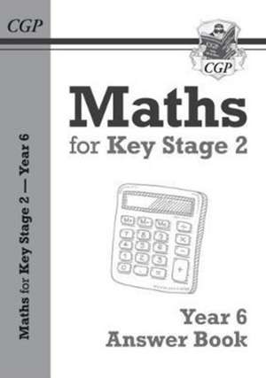 KS2 Maths Answers for Year 6 Textbook de Cgp Books