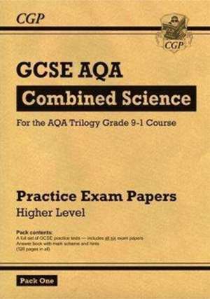 GCSE Combined Science AQA Practice Papers: Higher Pack 1 de Cgp Books