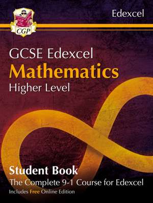 GCSE Maths Edexcel Student Book - Higher (with Online Edition) de Cgp Books