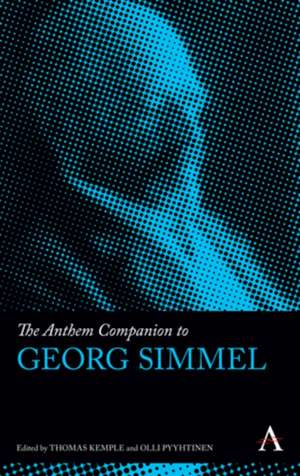 Anthem Companion to Georg Simmel