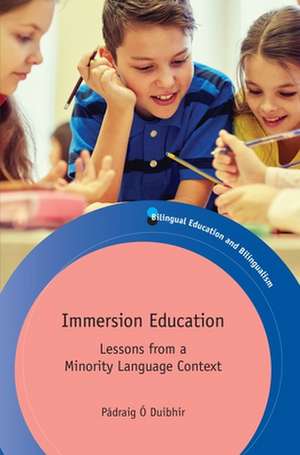 Immersion Education de Padraig O Duibhir