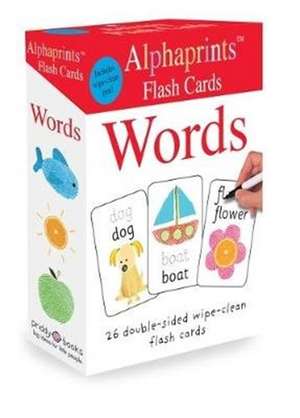 Alphaprints Flash Cards Words de Roger Priddy