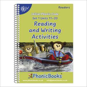 Phonic Books Dandelion Readers Reading and Writing Activities Set 1 Units 11-20: Consonant digraphs and simple two-syllable words de Phonic Books