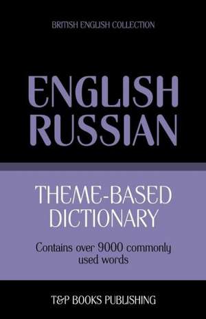 Theme-Based Dictionary British English-Russian - 9000 Words: Geospatial Analysis with Python de Andrey Taranov