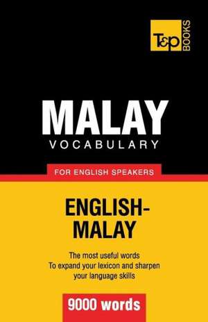 Malay Vocabulary for English Speakers - 9000 Words: Geospatial Analysis with Python de Andrey Taranov