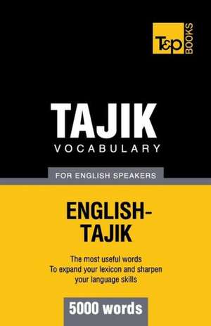 Tajik Vocabulary for English Speakers - 5000 Words: Geospatial Analysis with Python de Andrey Taranov