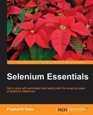 Selenium Essentials de Prashanth Sams