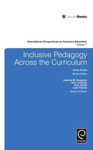 Inclusive Pedagogy Across the Curriculum de Joanne Deppeler