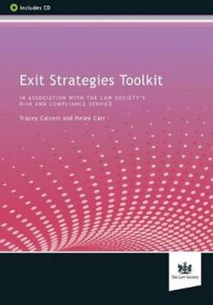 Calvert, T: Exit Strategies Toolkit de Helen Carr