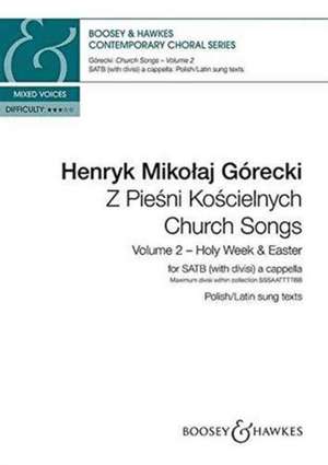 CHURCH SONGS Z PIENI KOCIELNYCH VOL 2 de HENRYK MIKO G RECKI