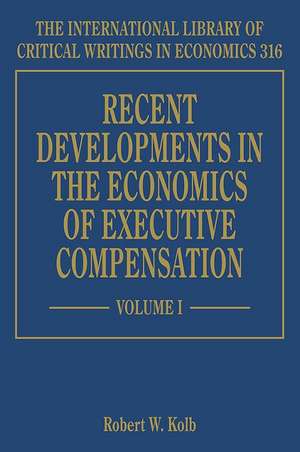 Recent Developments in the Economics of Executive Compensation de Robert W. Kolb