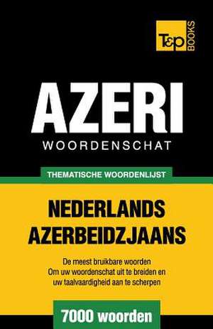 Thematische Woordenschat Nederlands-Azerbeidzjaans - 7000 Woorden: Proceedings of the 43rd Annual Conference on Computer Applications and Quantitative Methods in Archaeology de Andrey Taranov