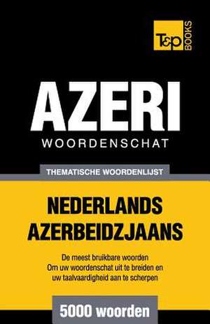 Thematische Woordenschat Nederlands-Azerbeidzjaans - 5000 Woorden: Proceedings of the 43rd Annual Conference on Computer Applications and Quantitative Methods in Archaeology de Andrey Taranov