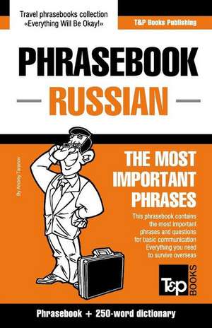 English-Russian Phrasebook and 250-Word Mini Dictionary de Andrey Taranov