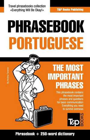 English-Portuguese Phrasebook and 250-Word Mini Dictionary de Andrey Taranov