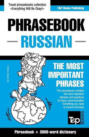 English-Russian Phrasebook and 3000-Word Topical Vocabulary de Andrey Taranov