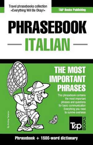 English-Italian Phrasebook and 1500-Word Dictionary de Andrey Taranov