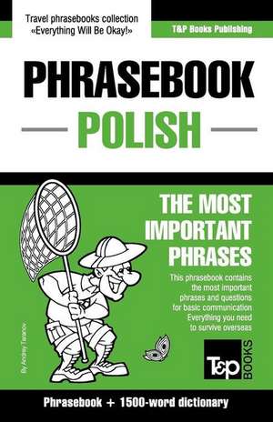 English-Polish Phrasebook and 1500-Word Dictionary de Andrey Taranov