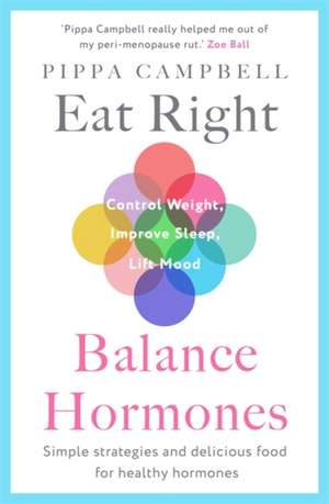 Eat Right, Balance Hormones de Pippa Campbell