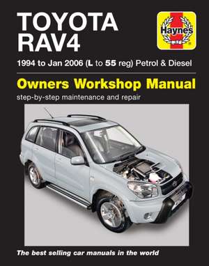 Toyota RAV4 Petrol & Diesel (94 – Jan 06) L to 5 – 94–06 de Haynes