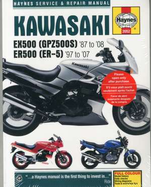 Kawasaki EX500 (GPZ500S) & ER500 (ER–5) (87 – 05) de Haynes