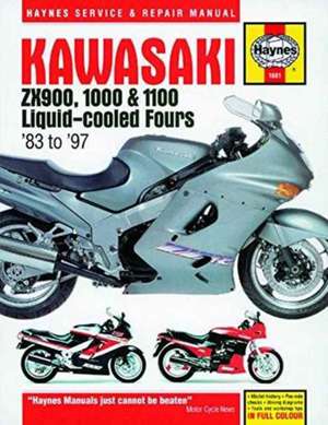 Kawasaki ZX900, 1000 & 1100 Liquid–Cooled Fours de Haynes