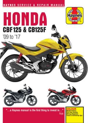 Honda CBF125 & CB125F (`09 To `17) de Phil Mather