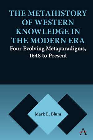 Metahistory of Western Knowledge in the Modern Era de Mark E. Blum