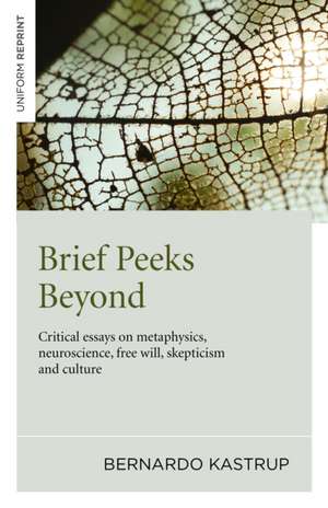 Brief Peeks Beyond – Critical essays on metaphysics, neuroscience, free will, skepticism and culture de Bernardo Kastrup