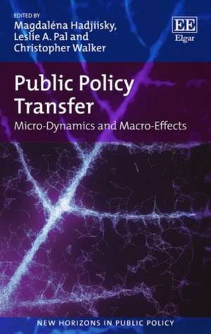 Public Policy Transfer – Micro–Dynamics and Macro–Effects de Magdaléna Hadjiisky