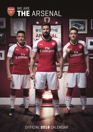 Arsenal Official 2018 Calendar A3 Poster Format