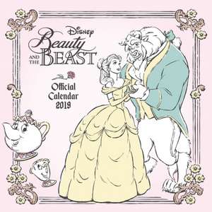 Beauty And The Beast Official 2019 Calendar - Square Wall Calendar Format