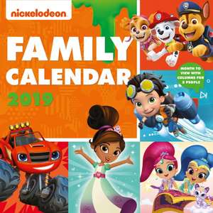 Nickelodeon Family Organiser Official 2019 Calendar - Square Wall Calendar Format