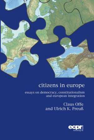 Citizens in Europe de Claus Offe