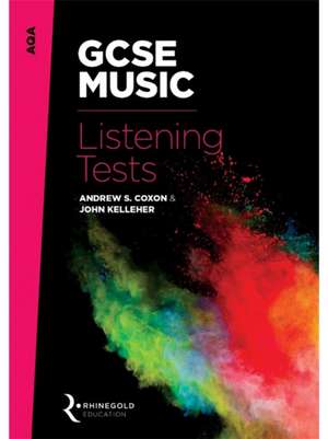 AQA GCSE Music Listening Tests de Andrew S. Coxon