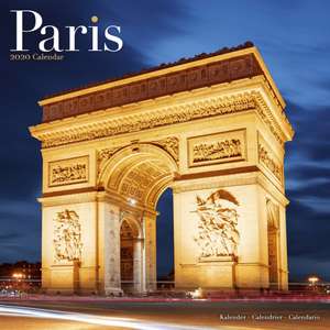 Paris Calendar 2020 de Avonside Publishing Ltd